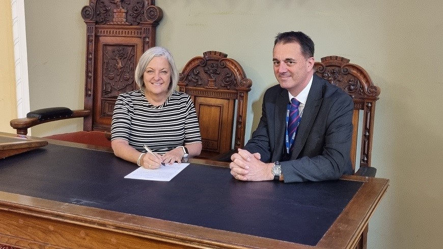 Signing of the coworking project agreement