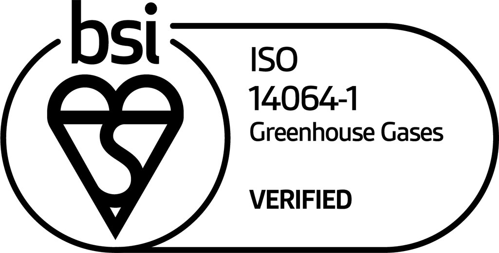Trust verified ISO 14064 black logo