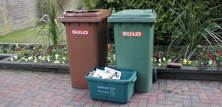 Bins and recycling