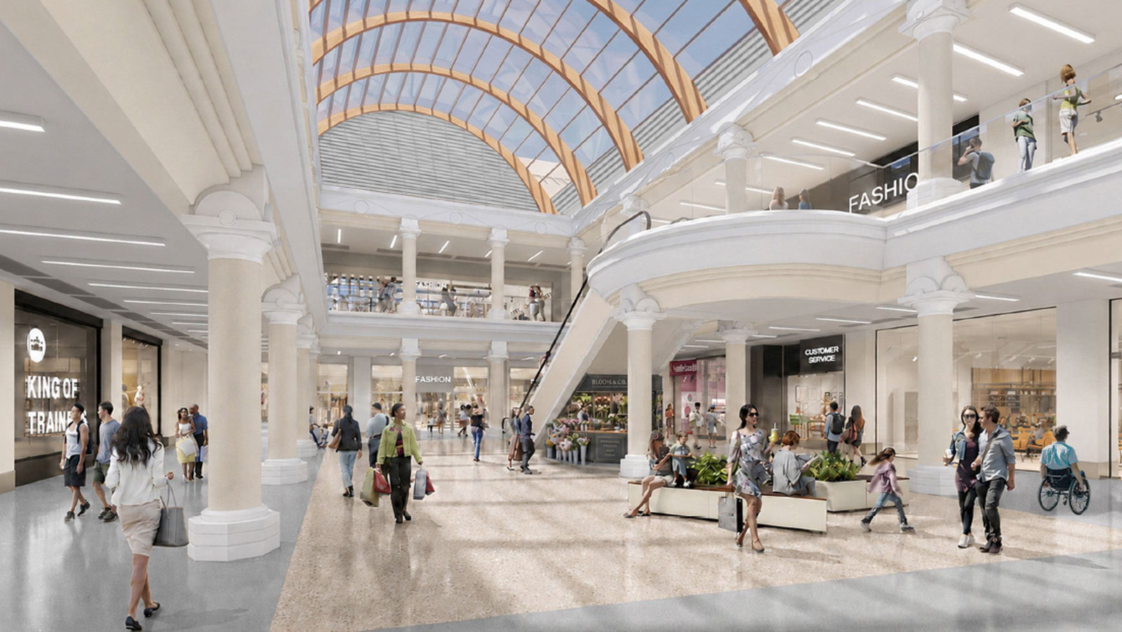 Palm Court future - CGI 1