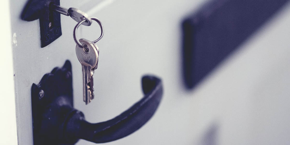 Key in the door photo