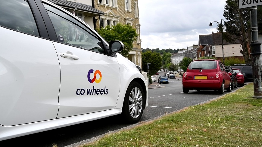 Picture of a Co Wheels car club vehicle parked in Tunbridge Wells.