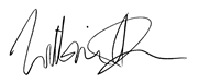 Signature of William Benson, Returning Officer