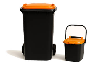 Food waste outside bins