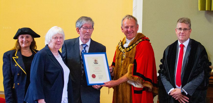 Former councillor made an Alderman