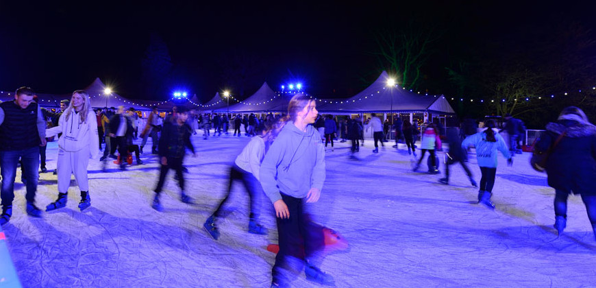 Skating at Calverley Grounds